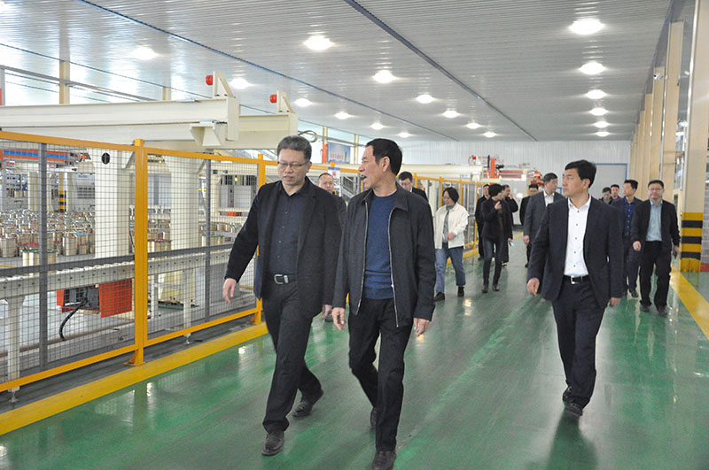 On March 30, Fu Xiangguo, Director of the Industrial Division of the Shandong Provincial Bureau of Statistics, and other leaders visited