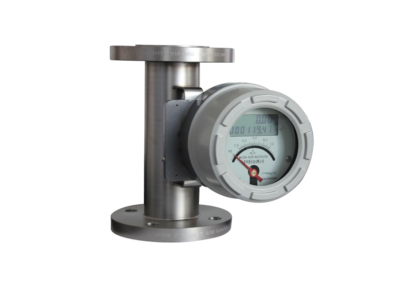 Metal tube rotameter