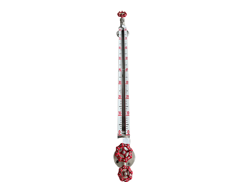 Quartz tube level gauge