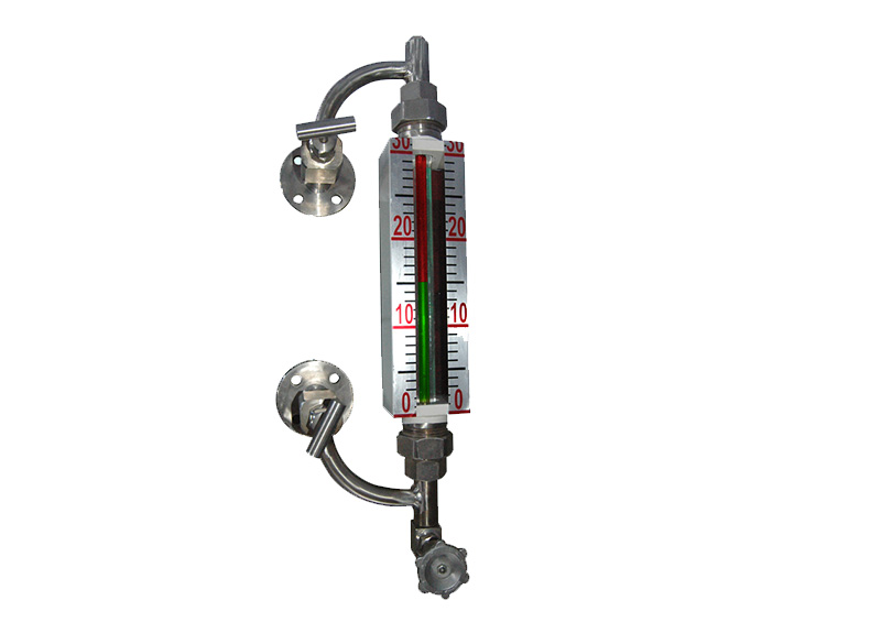 Quartz tube level gauge