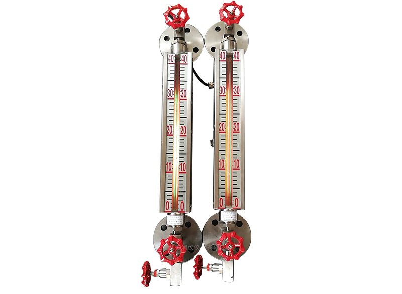 Quartz tube level gauge