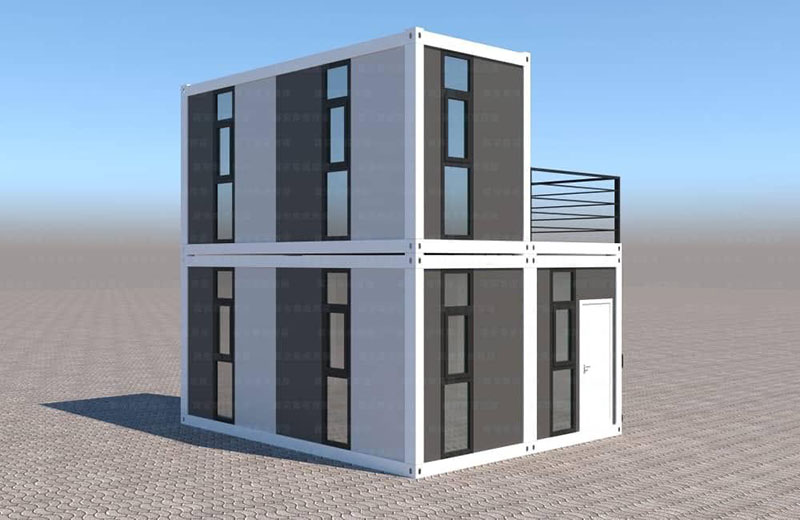 Packaged container house