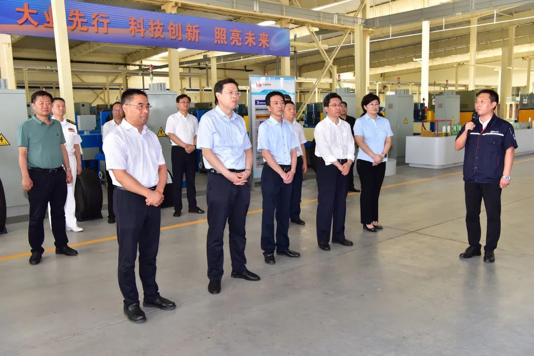 Striving forward at the right time, gathering strength to create a new chapter | The city's key green, low-carbon, and high-quality development project observation team visited the company for on-site observation