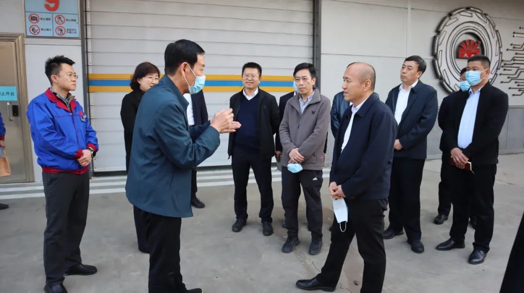 Zhucheng Municipal Party Secretary Zhang Jianwei visited our company for research