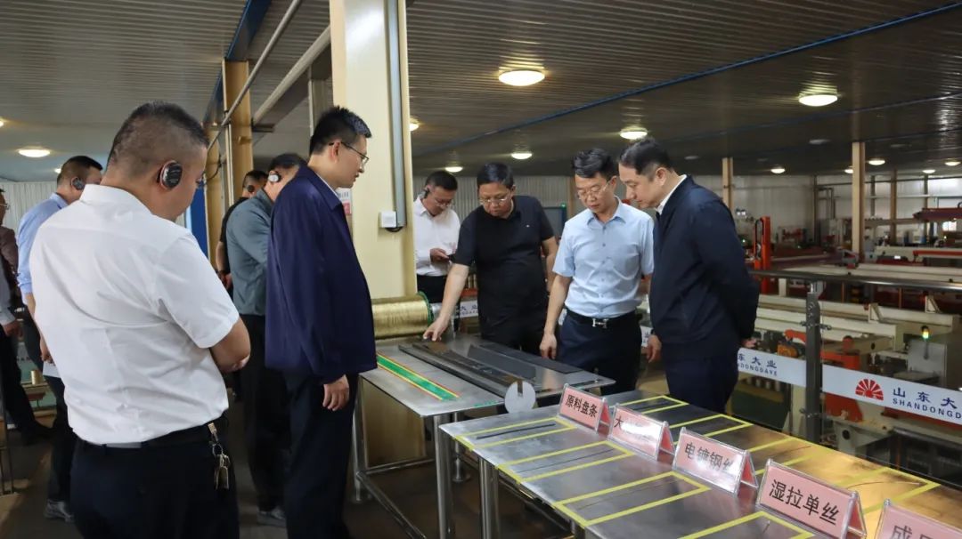 深セン東華党委員会副書記、取締役、総経理劉立基一行は大業株式見学調査研究